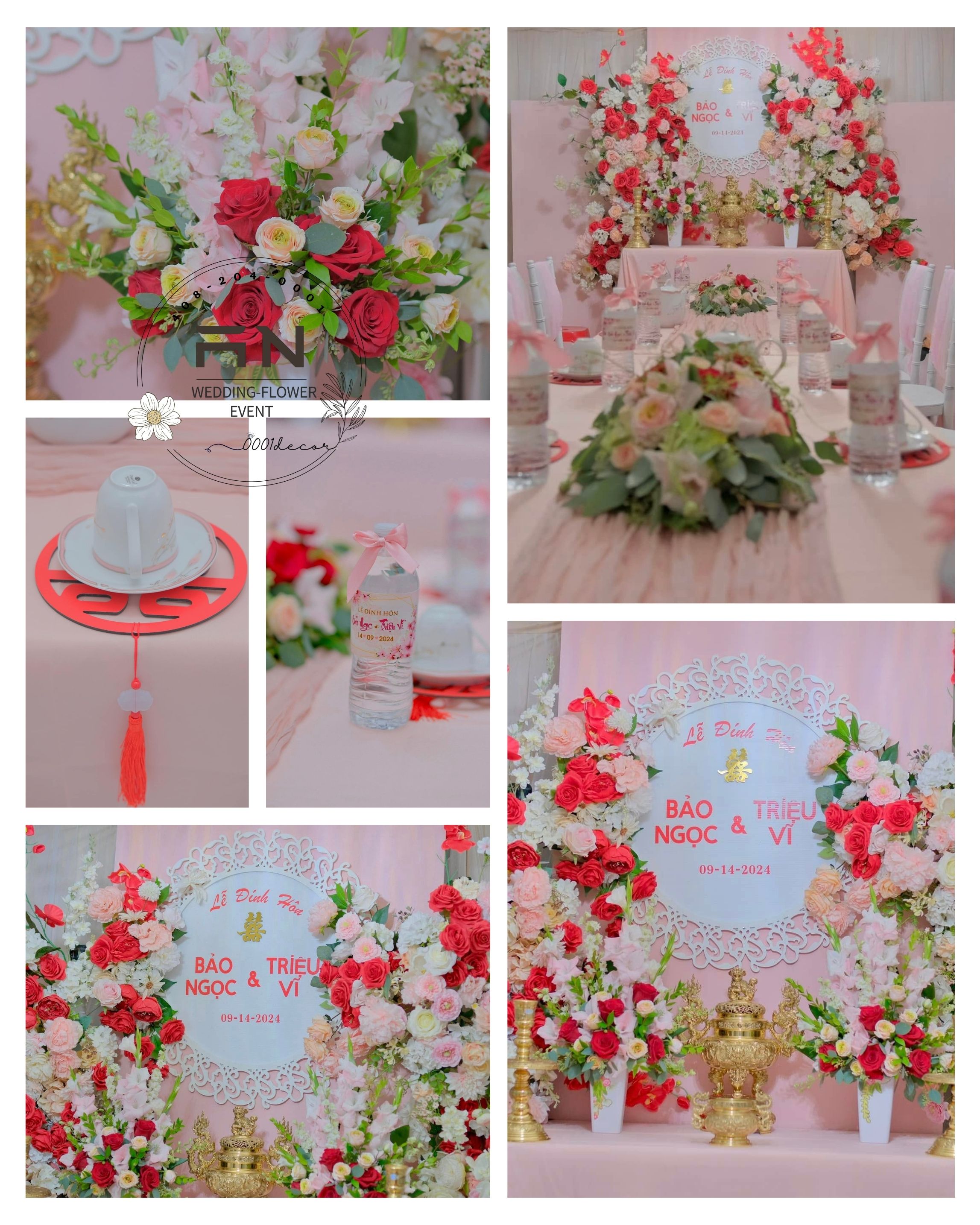 Lễ Gia Tiên tea ceremony altar decoration San Jose
