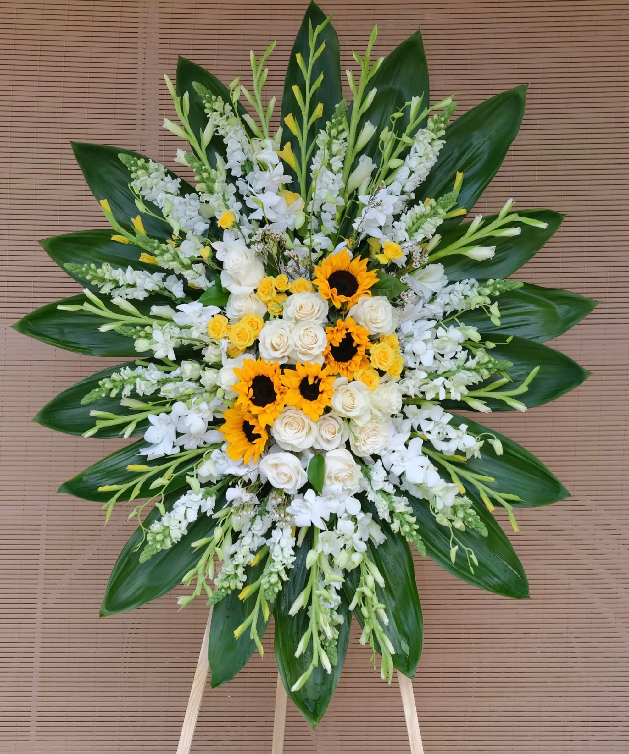 Heart tribute sympathy flowers San Jose