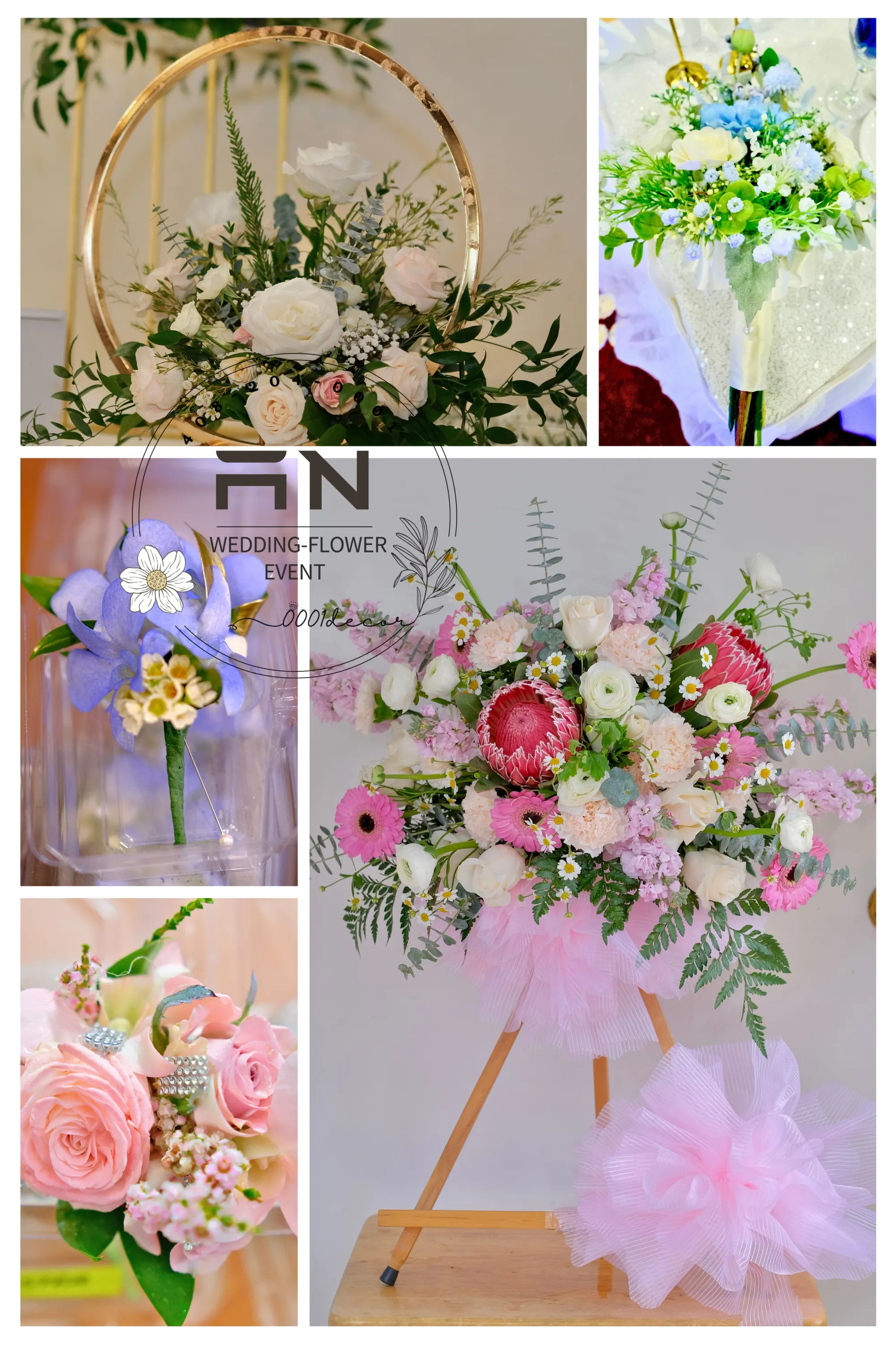 Bridal bouquet San Jose — hand-crafted by 0001Decor