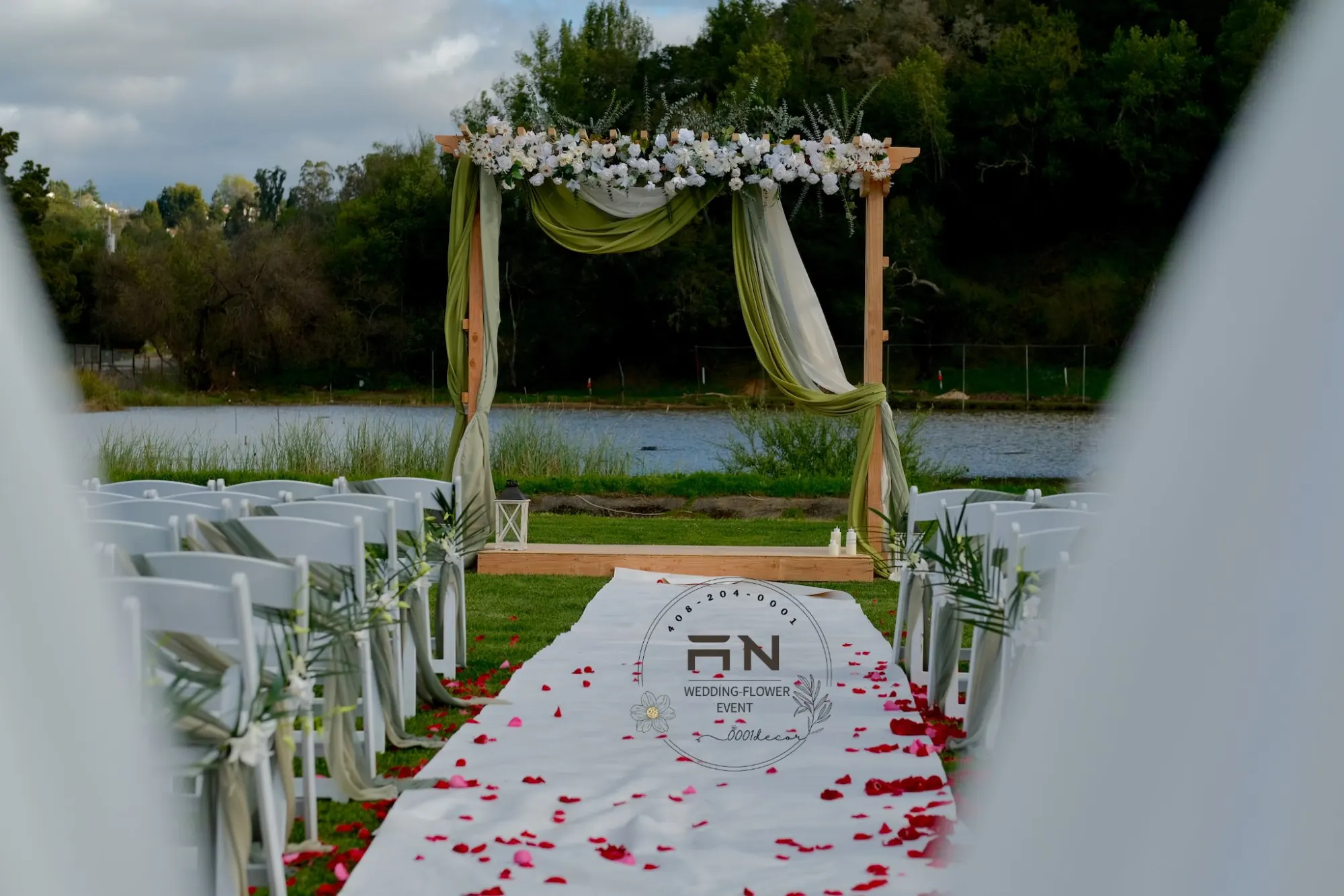 Wedding decoration San Jose — full venue styling by 0001Decor