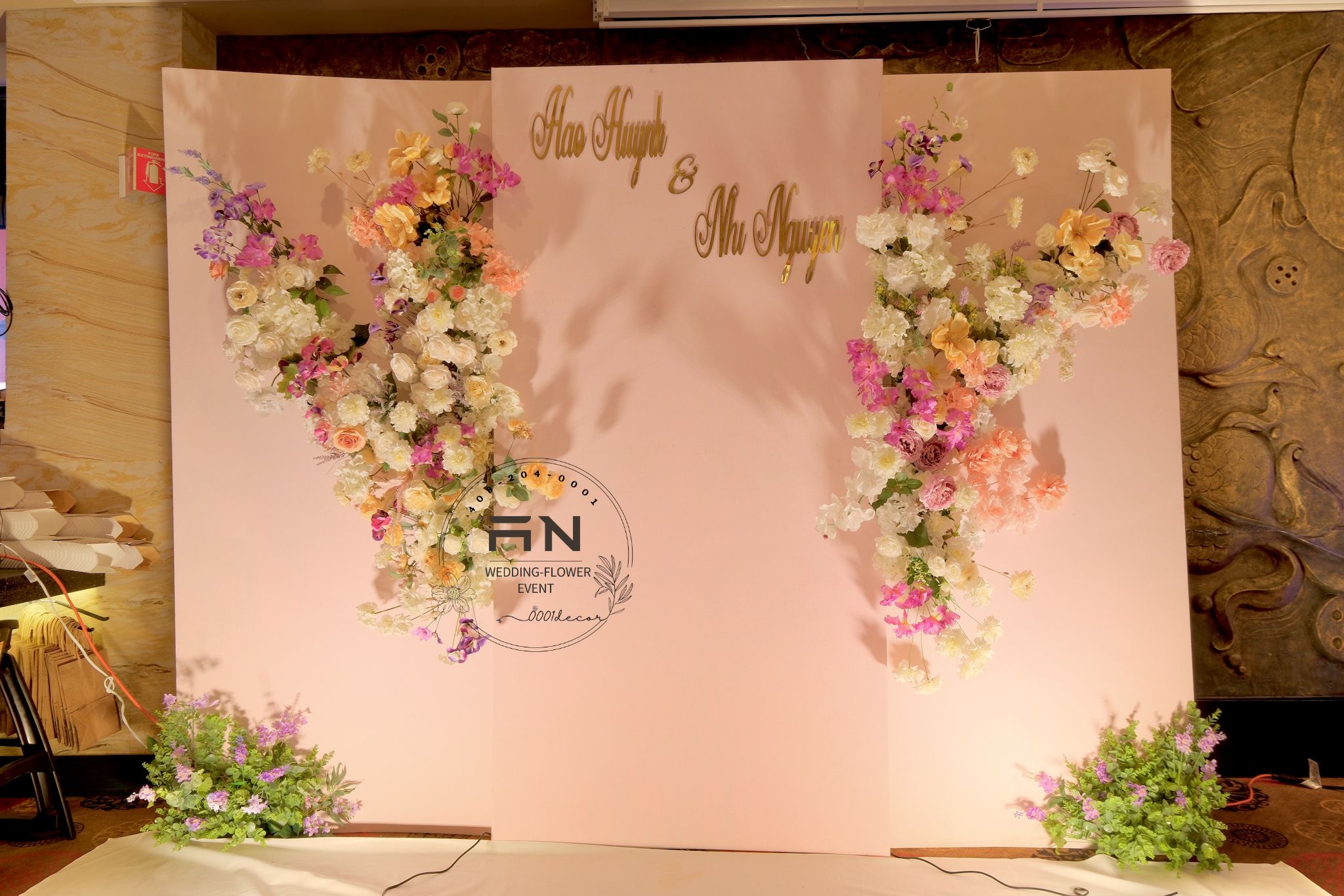 Wedding ceremony decor Bay Area