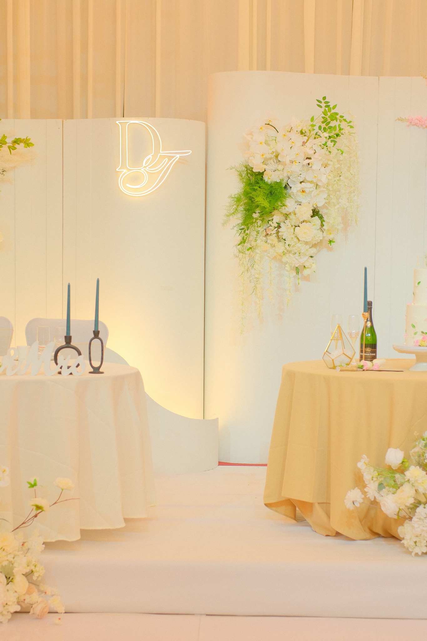 Ceremony florals San Jose wedding