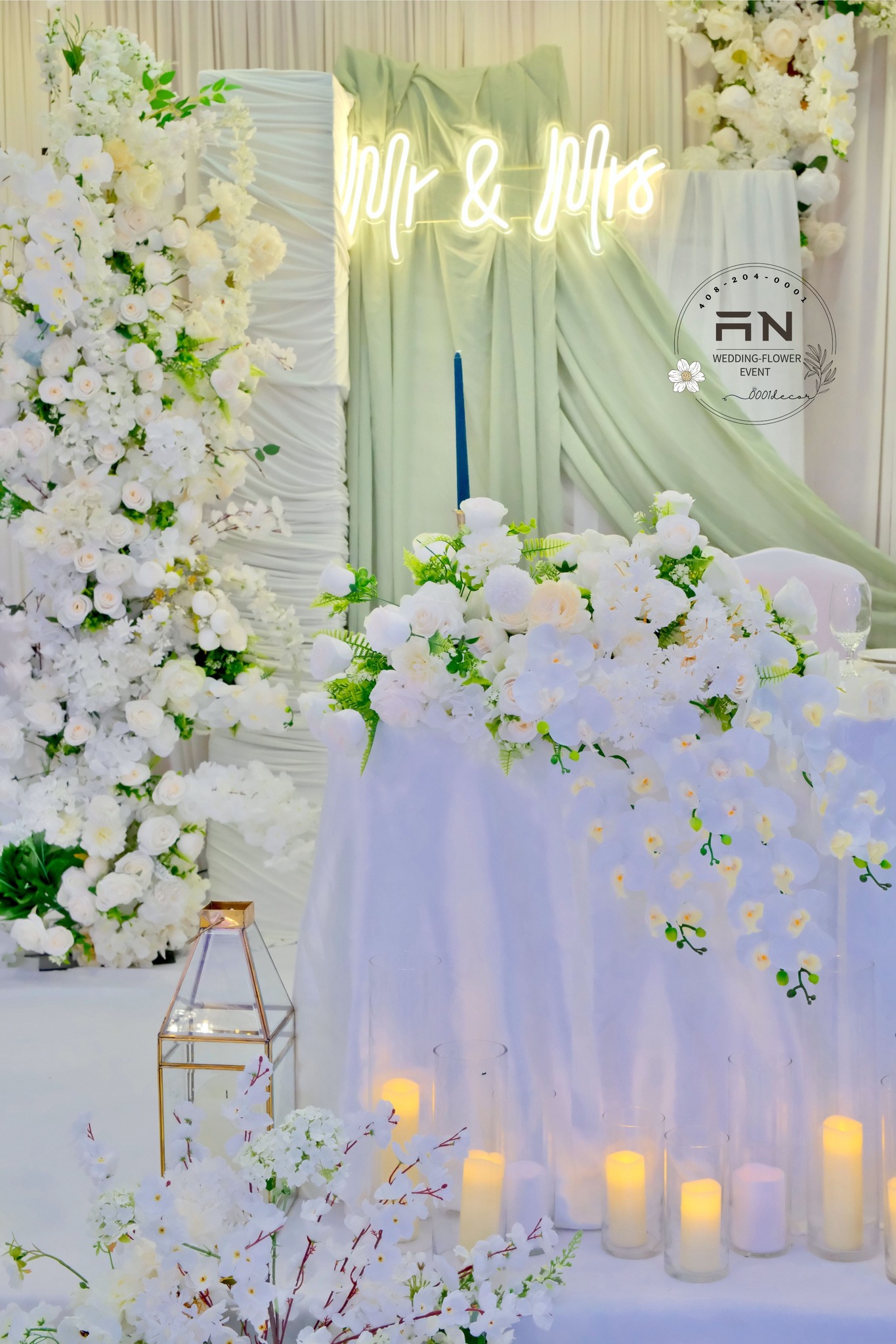 Wedding ceremony florals San Jose