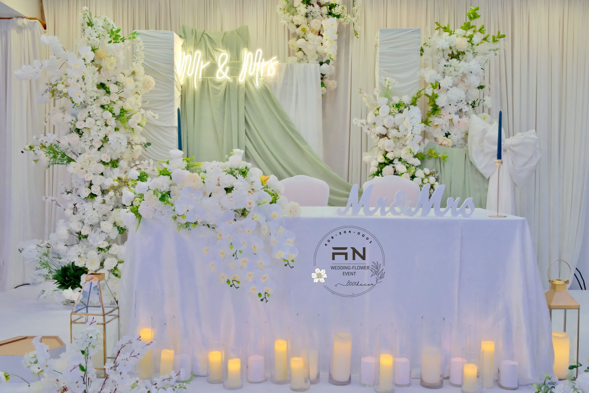 Wedding aisle decor Bay Area